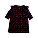 A Black Long Sleeve Dresses from Crewcuts in size 4T for girl. (Back View)