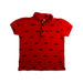 A Red Short Sleeve Polos from Mayoral in size 2T for boy. (Front View)