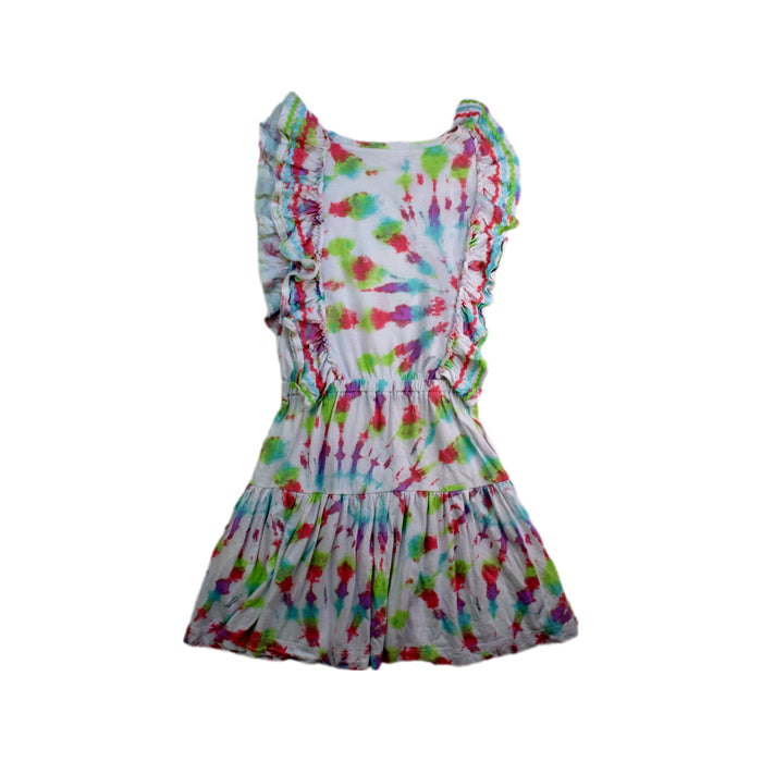 A Multicolour Sleeveless Dresses from Crewcuts in size 7Y for girl. (Back View)