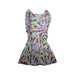 A Multicolour Sleeveless Dresses from Crewcuts in size 7Y for girl. (Back View)