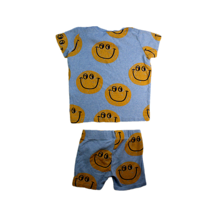 A Blue Shorts Sets from Seed in size 2T for boy. (Back View)