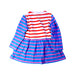 A Blue Long Sleeve Dresses from Stella McCartney in size 3T for girl. (Back View)