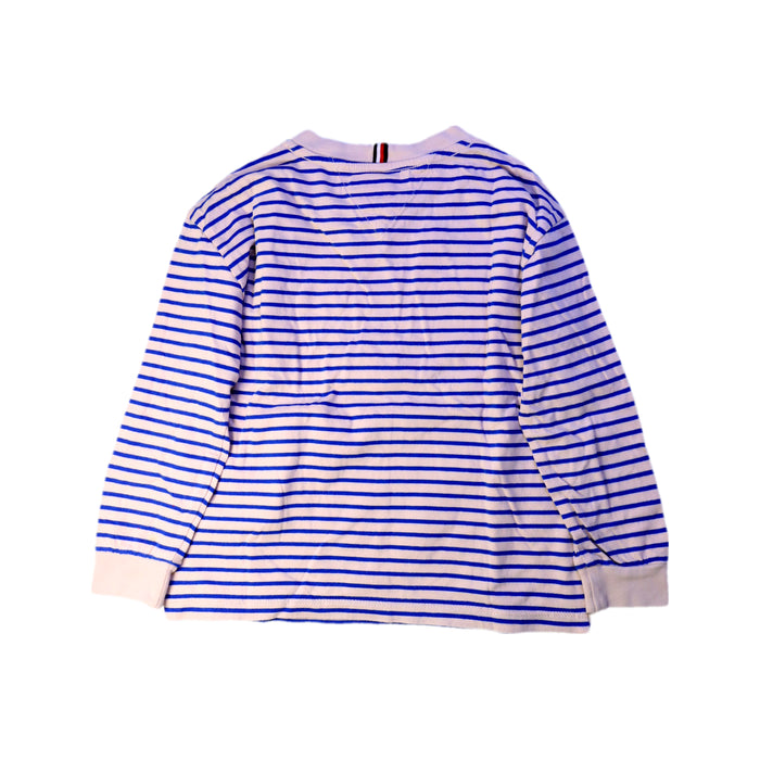 A Blue Long Sleeve T Shirts from Tommy Hilfiger in size 6T for boy. (Back View)