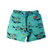 A Green Swim Shorts from Seed in size 6T for boy. (Back View)