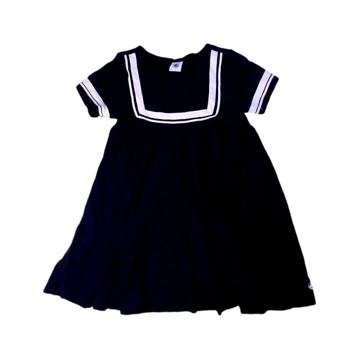 A Navy Short Sleeve Dresses from Petit Bateau in size 4T for boy. (Front View)