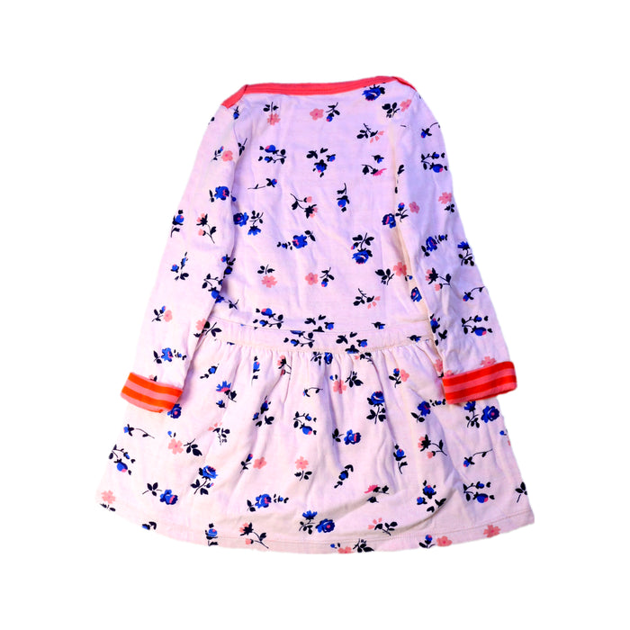 A Pink Long Sleeve Dresses from Petit Bateau in size 3T for boy. (Back View)