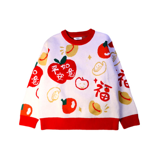A Red Crewneck Sweatshirts from Balabala in size 5T for boy. (Front View)