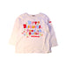 A White Long Sleeve Tops from Miki House in size 18-24M for girl. (Front View)
