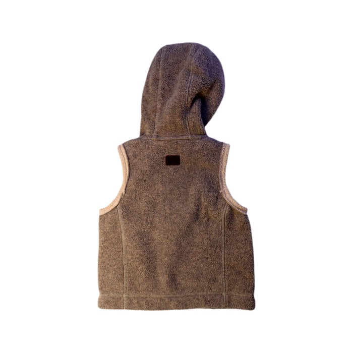 A Brown Outerwear Vests from Aigle in size 6T for neutral. (Back View)