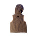 A Brown Outerwear Vests from Aigle in size 6T for neutral. (Back View)