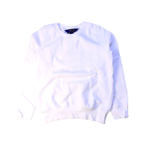 A White Crewneck Sweatshirts from Polo Ralph Lauren in size 6T for neutral. (Front View)