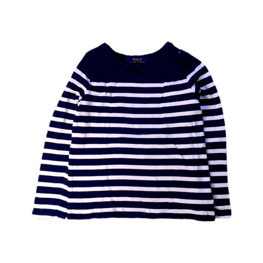 A Navy Long Sleeve Tops from Polo Ralph Lauren in size 6T for neutral. (Front View)