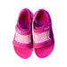 A Pink Sandals from Teva in size 4T for girl. (Back View)