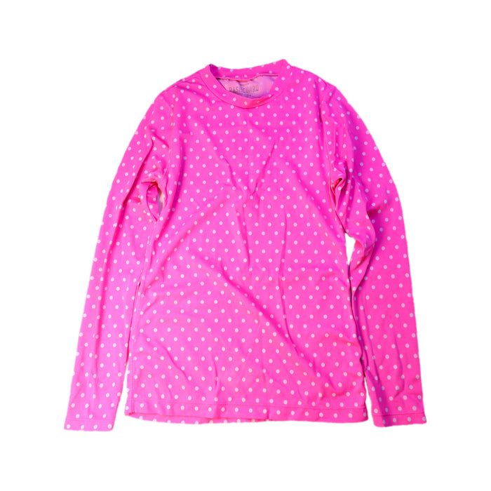 A Pink Long Sleeve Tops from Crewcuts in size 10Y for girl. (Front View)