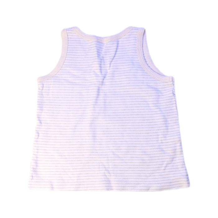 A White Sleeveless Tops from CIGOGNE Bébé in size 18-24M for neutral. (Back View)