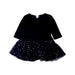 A Black Long Sleeve Dresses from Crewcuts in size 2T for girl. (Front View)