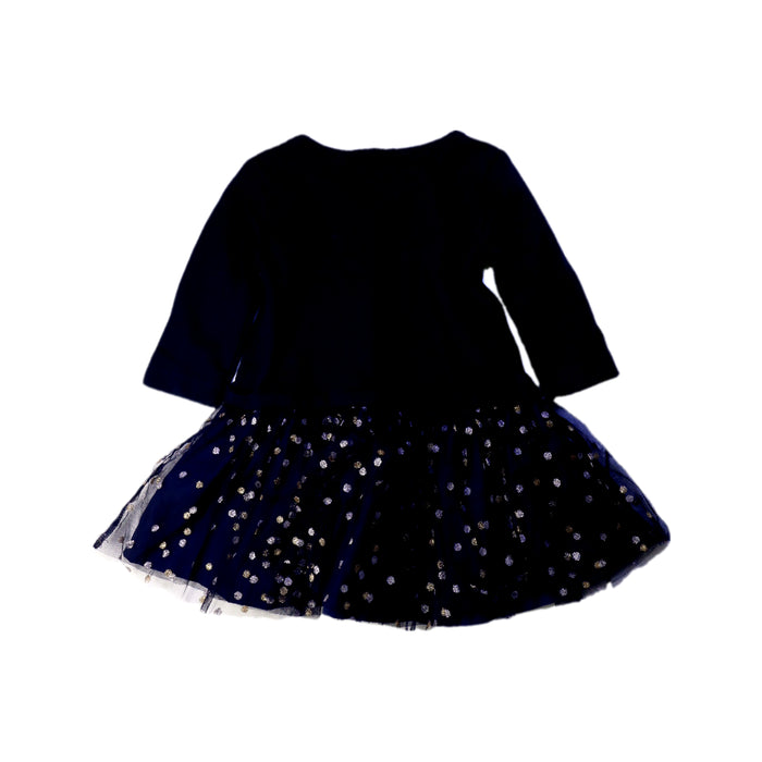 A Black Long Sleeve Dresses from Crewcuts in size 2T for girl. (Back View)