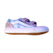 A Blue Sneakers from Vans in size 3T for girl. (Front View)