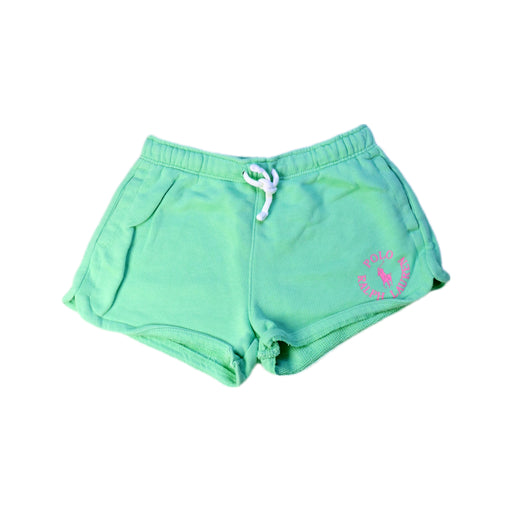 A Green Shorts from Polo Ralph Lauren in size 5T for girl. (Front View)