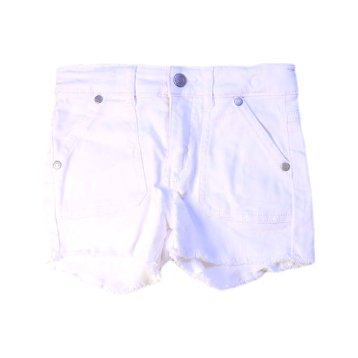 A White Shorts from Tommy Hilfiger in size 5T for girl. (Front View)