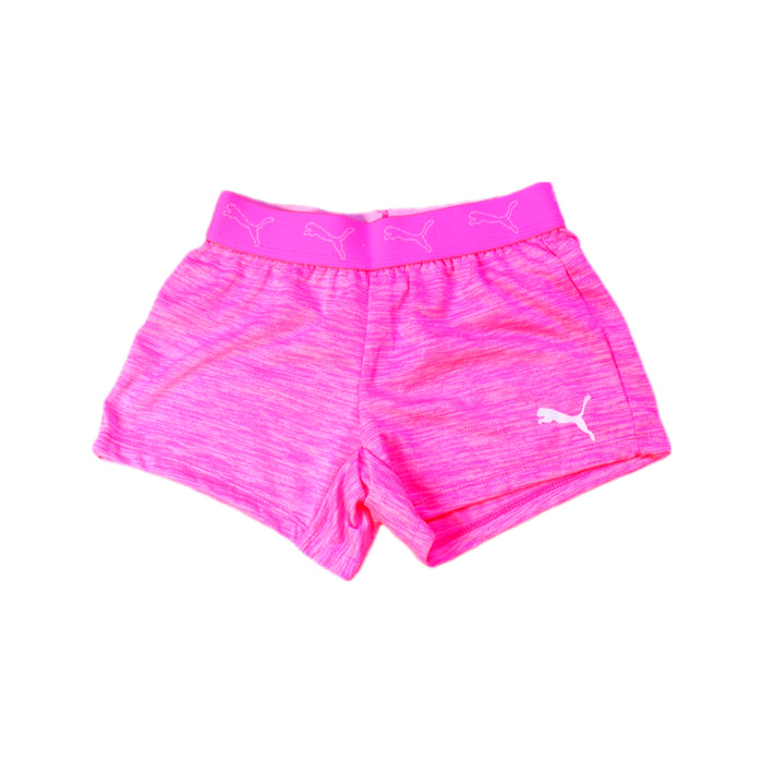 A Pink Shorts from Puma in size 5T for girl. (Front View)