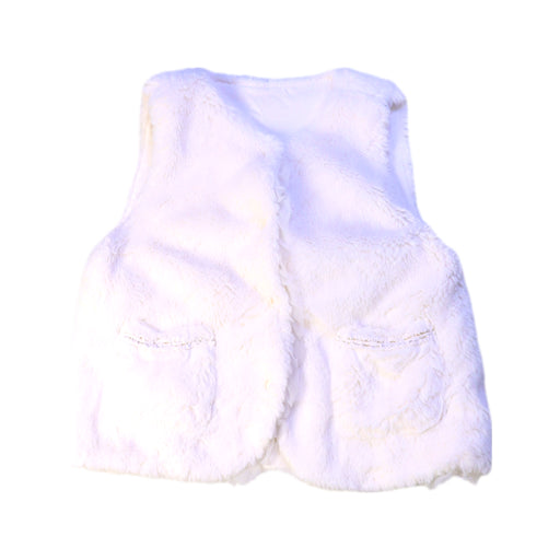 A White Outerwear Vests from Balabala in size 2T for girl. (Front View)