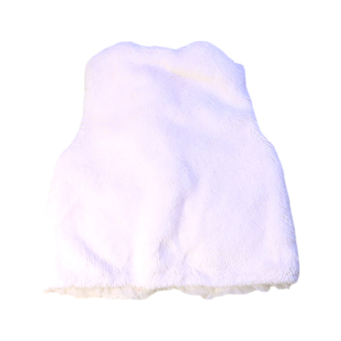 A White Outerwear Vests from Balabala in size 2T for girl. (Back View)
