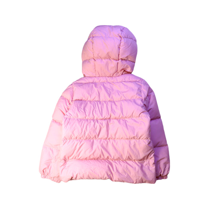 A Pink Puffer/Quilted Coats & Outerwear from Moncler in size 3T for girl. (Back View)