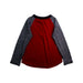 A Red Long Sleeve T Shirts from Crewcuts in size 3T for girl. (Back View)
