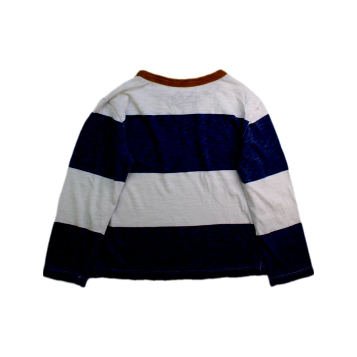 A Navy Long Sleeve T Shirts from Crewcuts in size 3T for boy. (Back View)