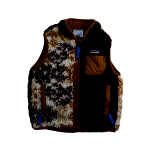 A Brown Outerwear Vests from Patagonia in size 2T for boy. (Front View)