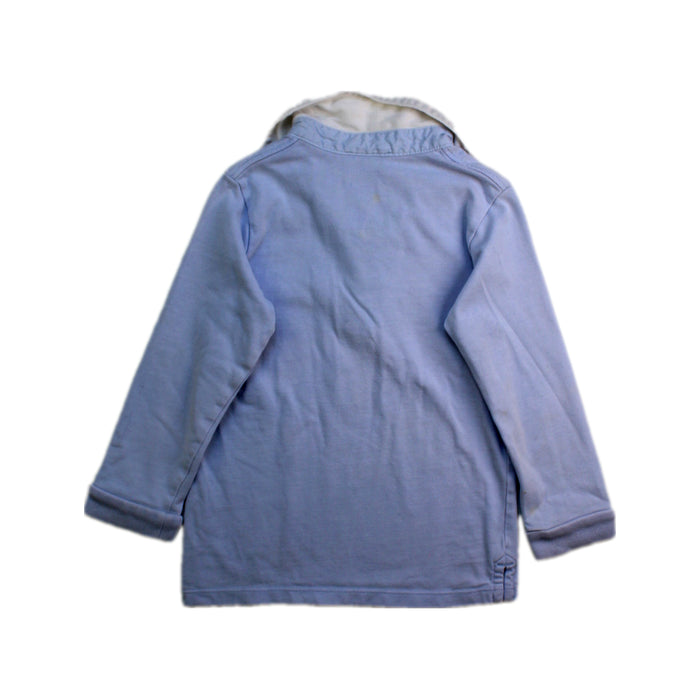 A Blue Long Sleeve Polos from Jacadi in size 3T for boy. (Back View)