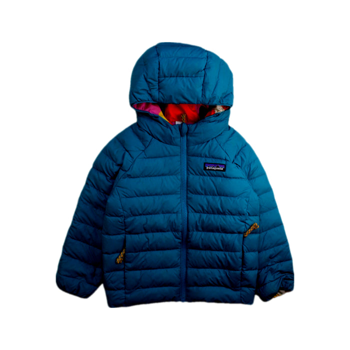 A Blue Puffer/Quilted Coats & Outerwear from Patagonia in size 3T for neutral. (Front View)