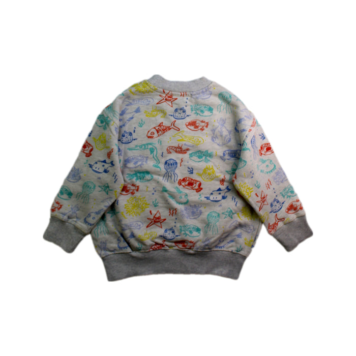 A Multicolour Crewneck Sweatshirts from Bonpoint in size 4T for boy. (Back View)