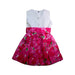 A Pink Sleeveless Dresses from Oscar de la Renta in size 4T for girl. (Back View)