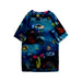 A Multicolour Rash Guards from Molo in size 5T for boy. (Back View)