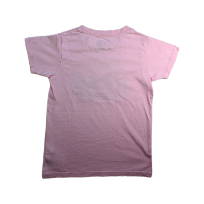 A Pink Short Sleeve T Shirts from Patagonia in size 5T for girl. (Back View)