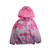 A Pink Rain Jackets from Adidas in size 5T for girl. (Front View)