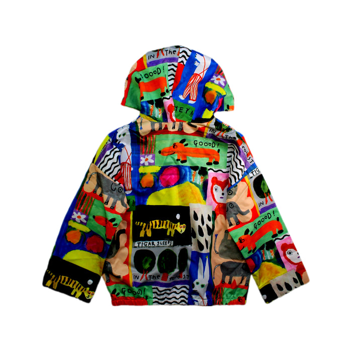 A Multicolour Rain Jackets from Gorman in size 6T for neutral. (Back View)
