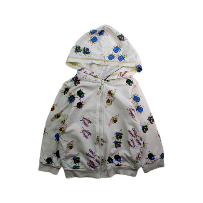 A White Hooded Sweatshirts from Gingersnaps in size 3T for boy. (Front View)