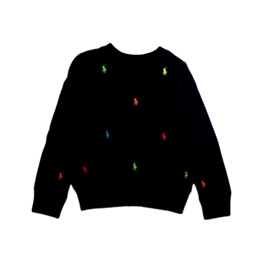 A Multicolour Crewneck Sweatshirts from Polo Ralph Lauren in size 7Y for boy. (Front View)