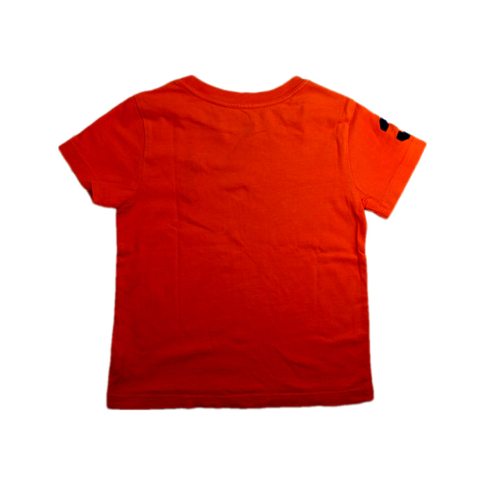 A Orange Short Sleeve T Shirts from Polo Ralph Lauren in size 3T for boy. (Back View)