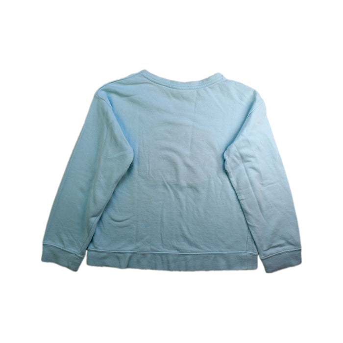 A Blue Crewneck Sweatshirts from Seed in size 8Y for girl. (Back View)
