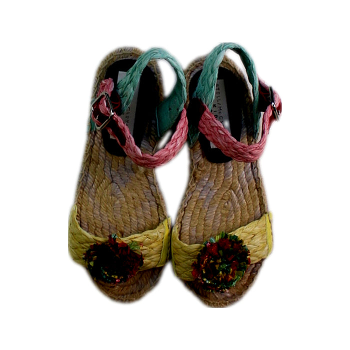 A Multicolour Sandals from Stella McCartney in size 5T for girl. (Back View)
