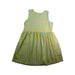 A Blue Sleeveless Dresses from Hanna Andersson in size 6T for girl. (Back View)