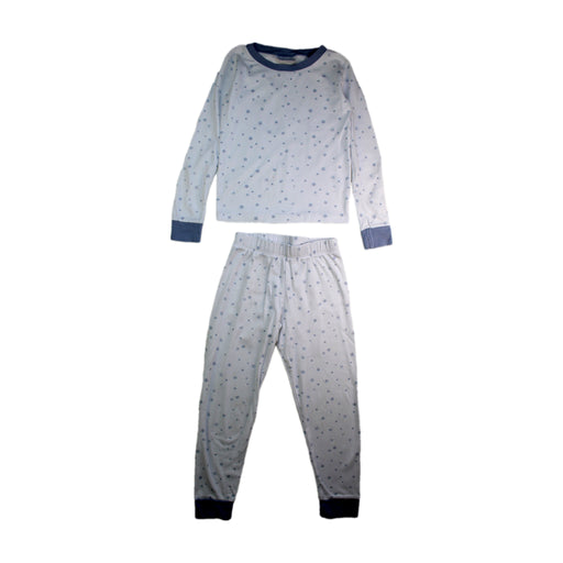 A White Pyjama Sets from Lake Pajamas in size 6T for neutral. (Front View)