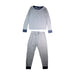 A White Pyjama Sets from Lake Pajamas in size 6T for neutral. (Front View)