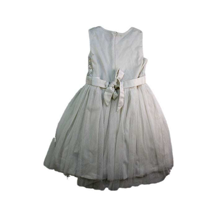 Silver Mini Maya Sparkly Sleeveless Dress 5-6T Retykle Silver Mini Maya Sparkly Sleeveless Dress 5-6T Retykle