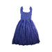 A Blue Sleeveless Dresses from Boden in size 7Y for girl. (Front View)