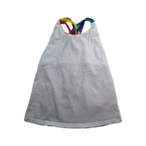 A White Sleeveless Tops from Boden in size 6T for girl. (Front View)